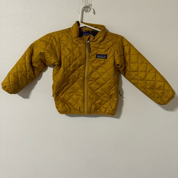 Patagonia Other - Patagonia Baby Nano Puff Jacket Mustard Yellow Zipper Primaloft Outdoor-2T